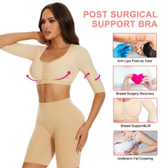 Arm Compression Shaper & Push-Up Breast Lifter Top