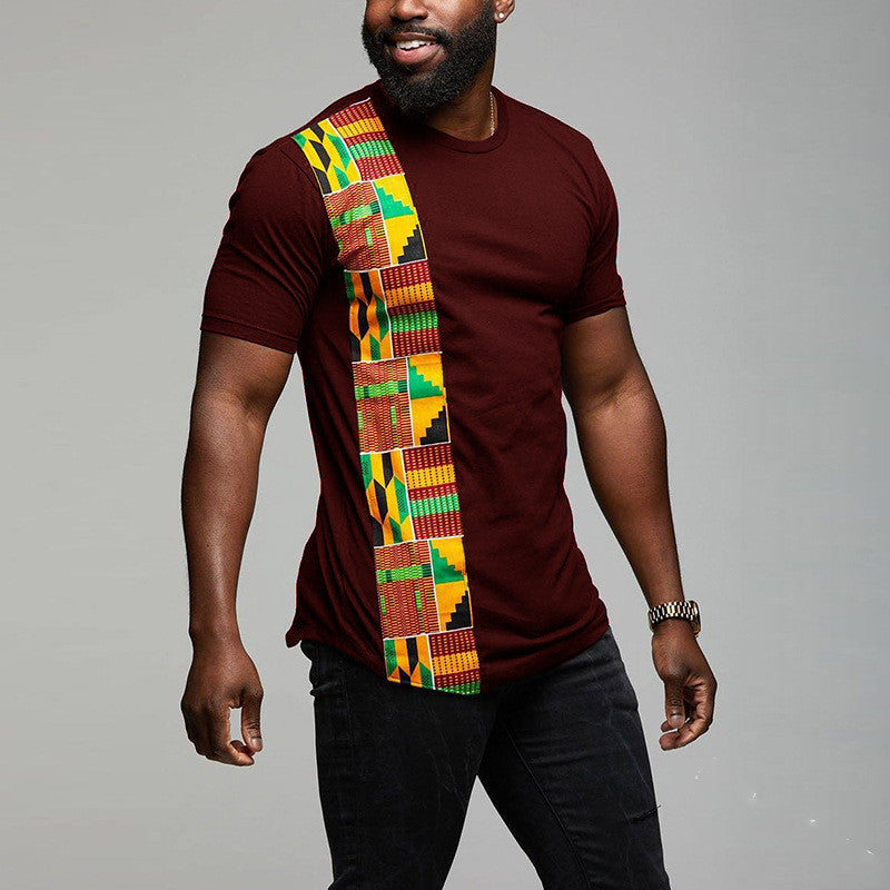 T-SHIRT WAX<br>MOTIF ANKARA KENTE - Fashion Couture