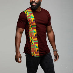 T-SHIRT WAX<br>MOTIF ANKARA KENTE - Fashion Couture