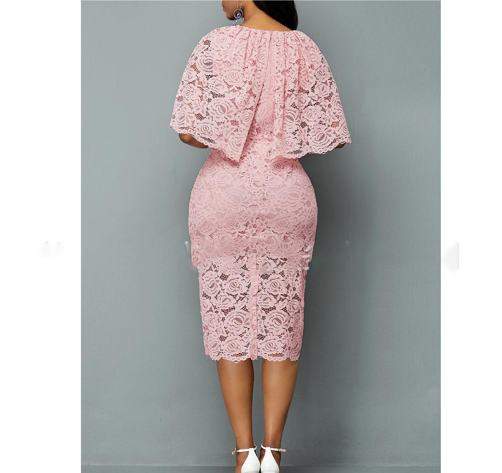 MD African Lace Dresses For Women Fashion New Africa Sexy Wedding Outfit 4XL 5XL Plus Size Maxi Dress Dashiki Ankara Robe - Fashion Couture