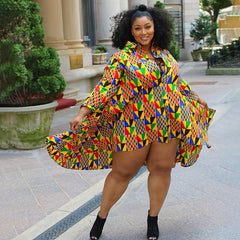 Akan  African Dress - Fashion Couture