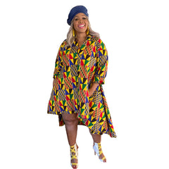Akan  African Dress - Fashion Couture