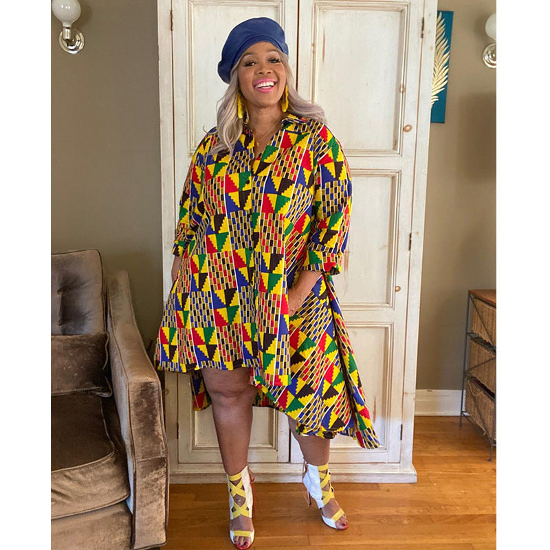 Akan  African Dress - Fashion Couture