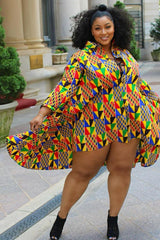 Akan  African Dress - Fashion Couture
