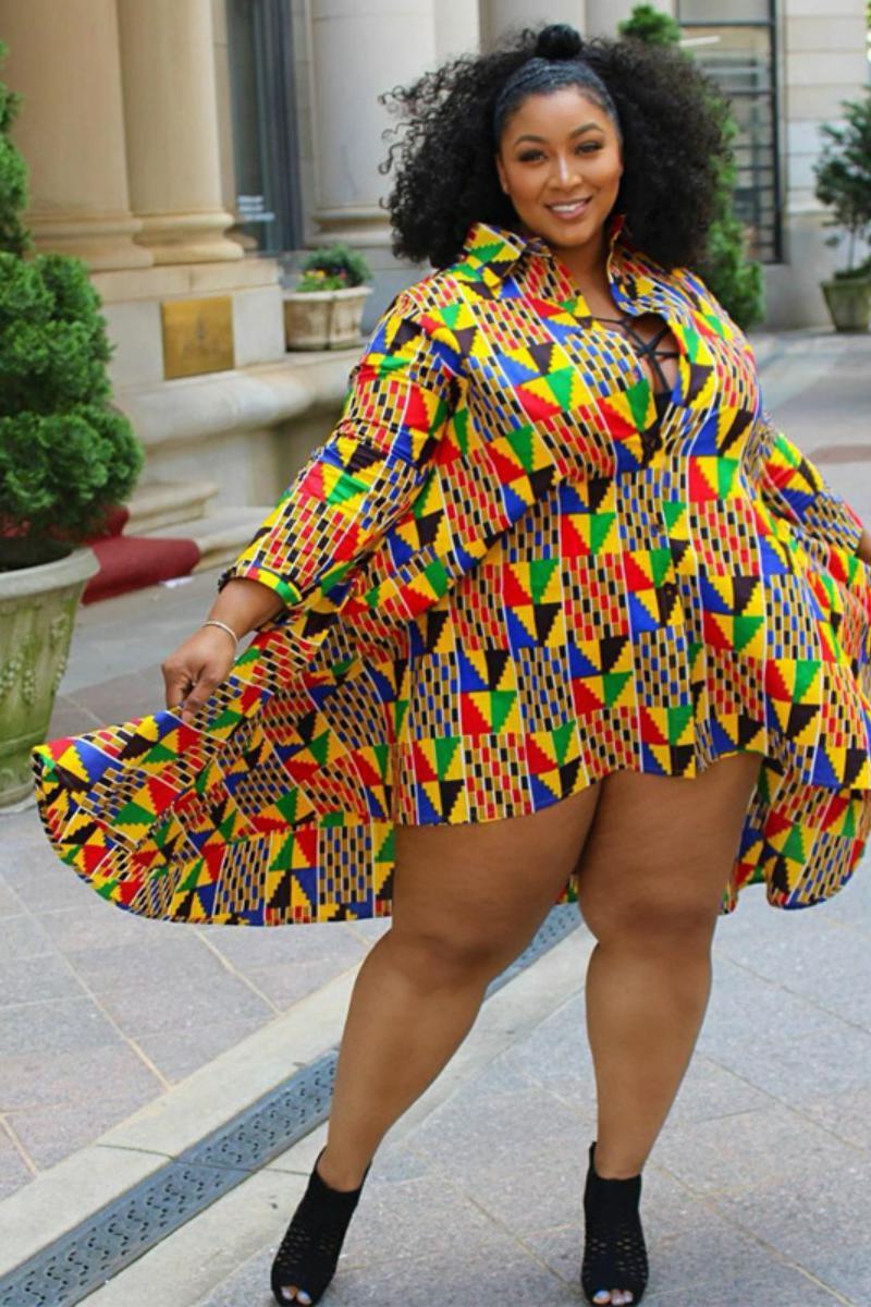 Akan  African Dress - Fashion Couture
