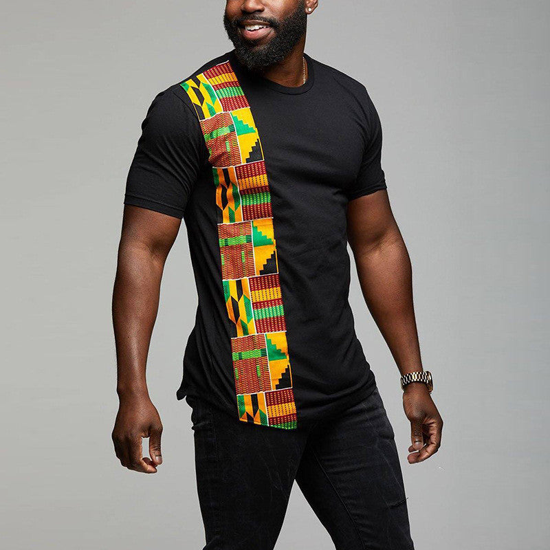T-SHIRT WAX<br>MOTIF ANKARA KENTE - Fashion Couture