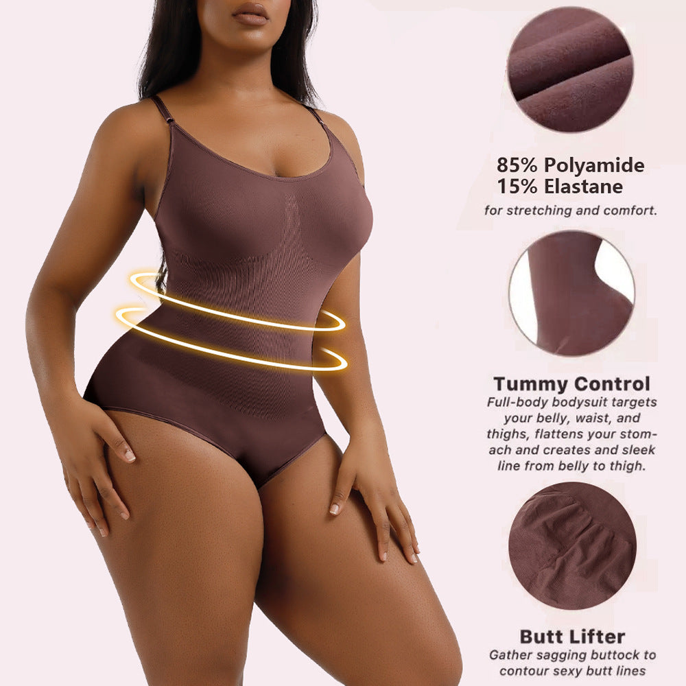 Side profile showing the lifting and smoothing effect of Fashion Couture shapewear