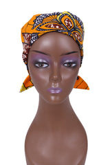 European And American Women's Batik Cloth Hair Band Ankara Fabric Hair Ring - Fashion Couture