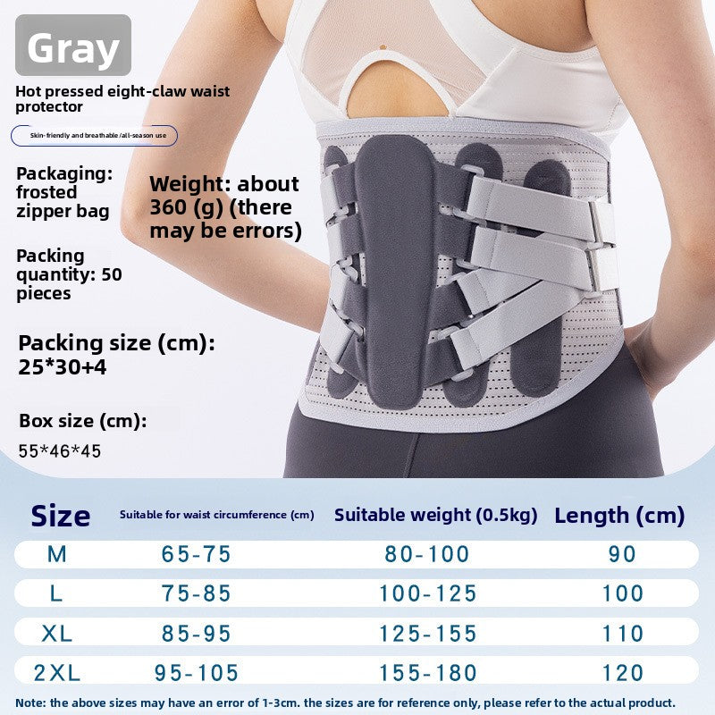 Breathable mesh waist support belt by Fashion Couture providing back support and core stability for wellness and fitness.