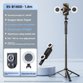 AI Face Tracking Selfie Stick with Bluetooth Remote & Fill Light | 360° Auto-Follow, Extends to 1.8m