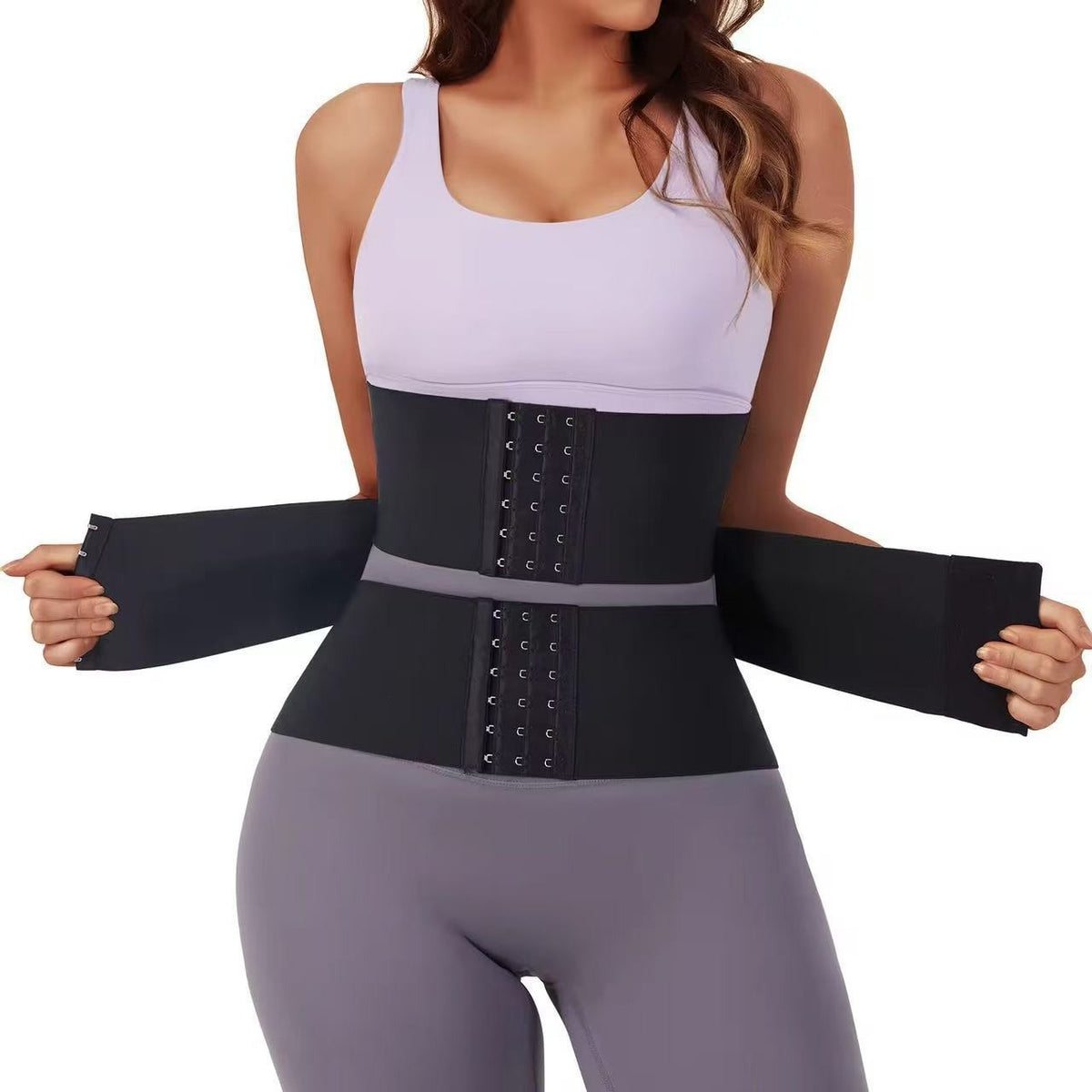 Waist Trainer Body Shaper – Tummy Control, Boned Support & Snap Closure | S–XXXL