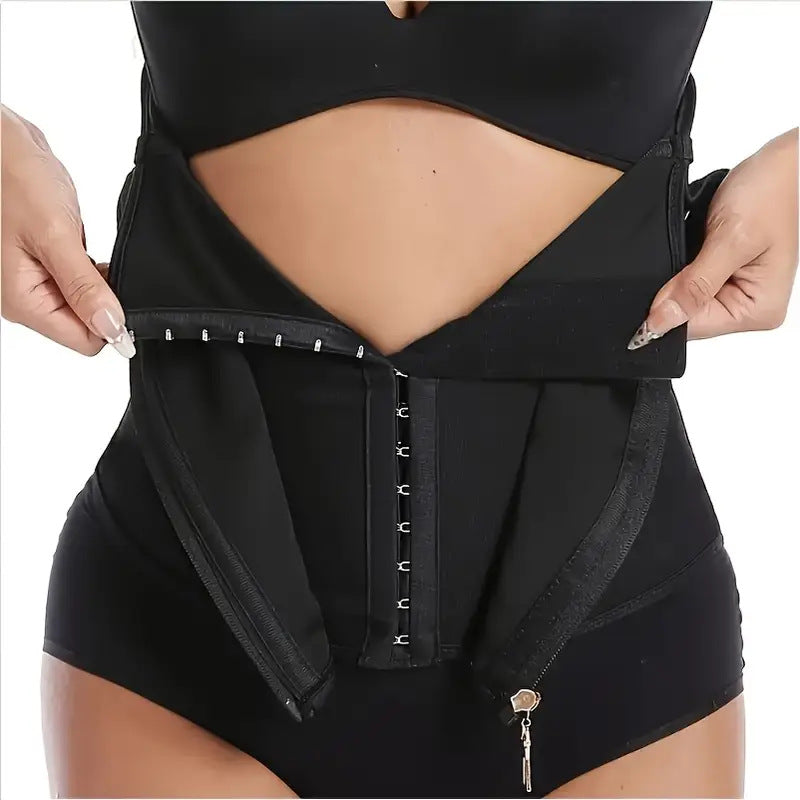 Fashion Couture seamless shaping bodysuit with tummy control and butt lift, designed to enhance curves and provide smooth support.