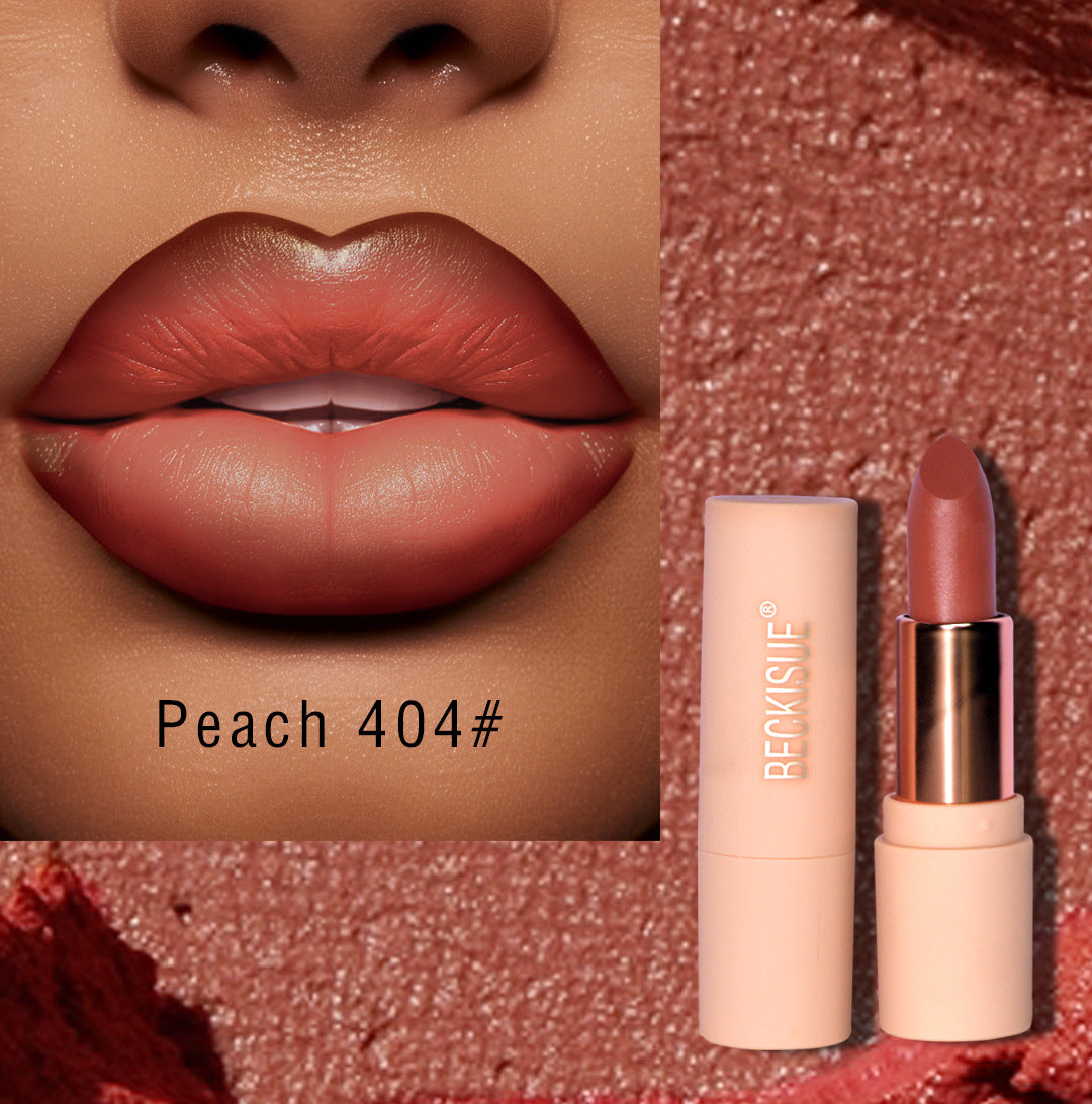 Nude Semi-Matte Lipstick – Long-Lasting Waterproof Formula | 12 Shades, 3.6g