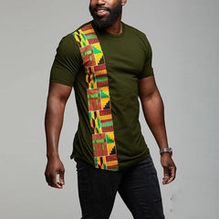 T-SHIRT WAX<br>MOTIF ANKARA KENTE - Fashion Couture