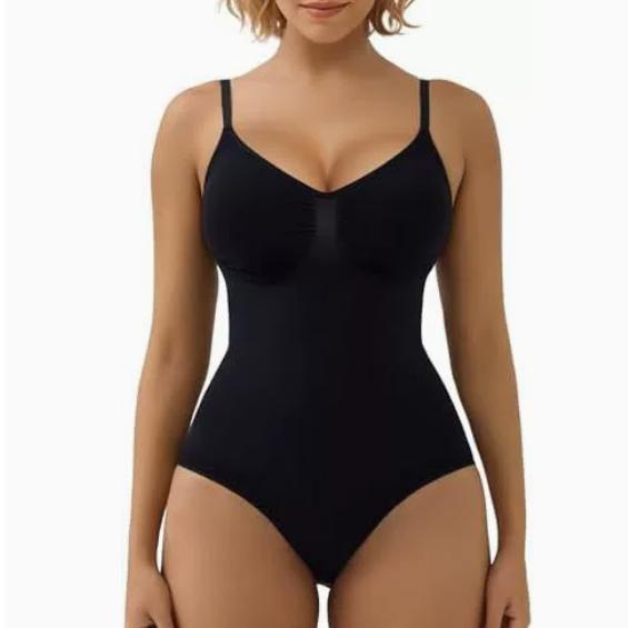 Fashion Couture women's sculpting shapewear with tummy control and butt lift for all-day comfort, shown on a model.