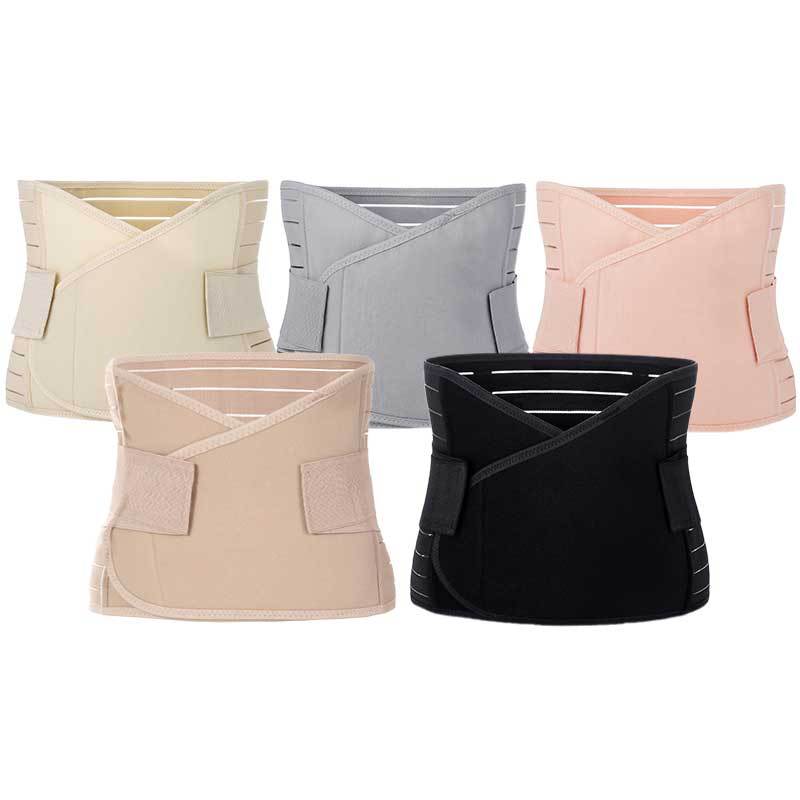 Fashion Couture adjustable waist trainer belt, postpartum abdominal and posture support shapewear, with flexible fit and breathable fabric.