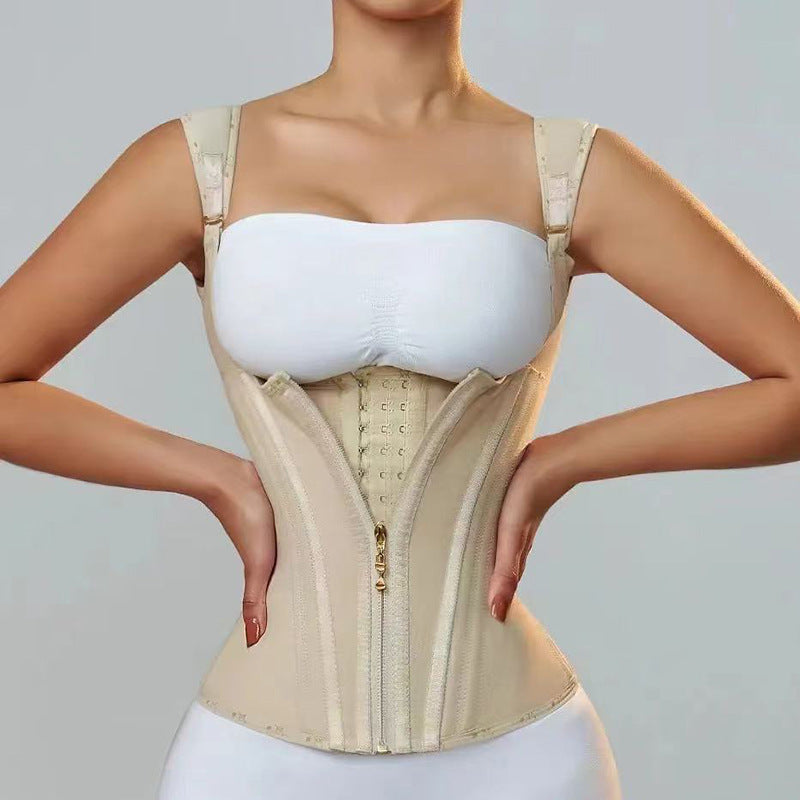 Fashion Couture abdominal control waist shaping vest for women, featuring core support and sculpting design for wellness and fitness.