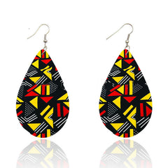 Bohemian Ankara Headband Print Earrings - Fashion Couture