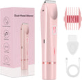 Double-Head Electric Hair Remover | IPX7 Waterproof, USB Rechargeable