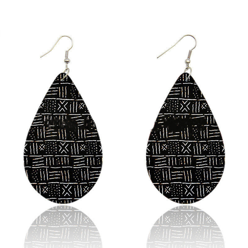 Bohemian Ankara Headband Print Earrings - Fashion Couture
