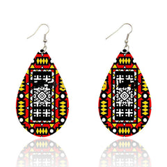 Bohemian Ankara Headband Print Earrings - Fashion Couture