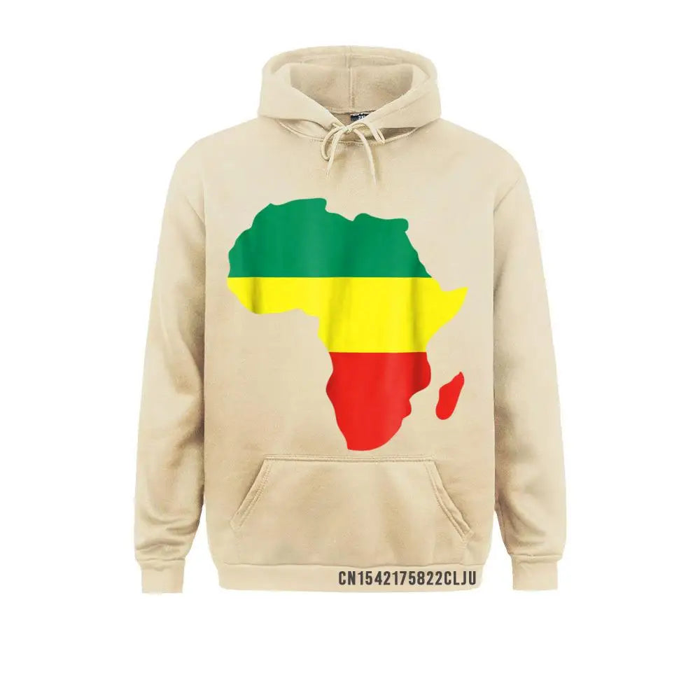 Ayotunde Africa Map Hoody - Fashion Couture