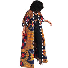 Hauwa Kimono Long Dress - Fashion Couture