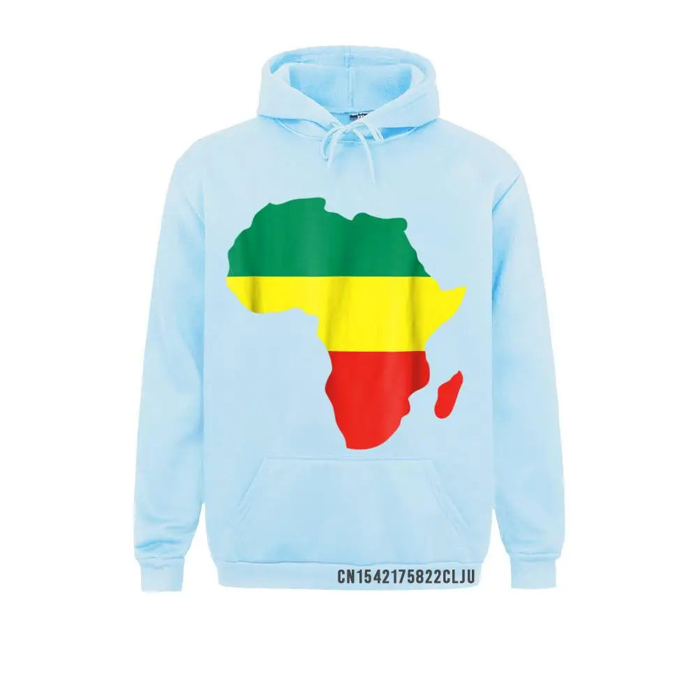Ayotunde Africa Map Hoody - Fashion Couture