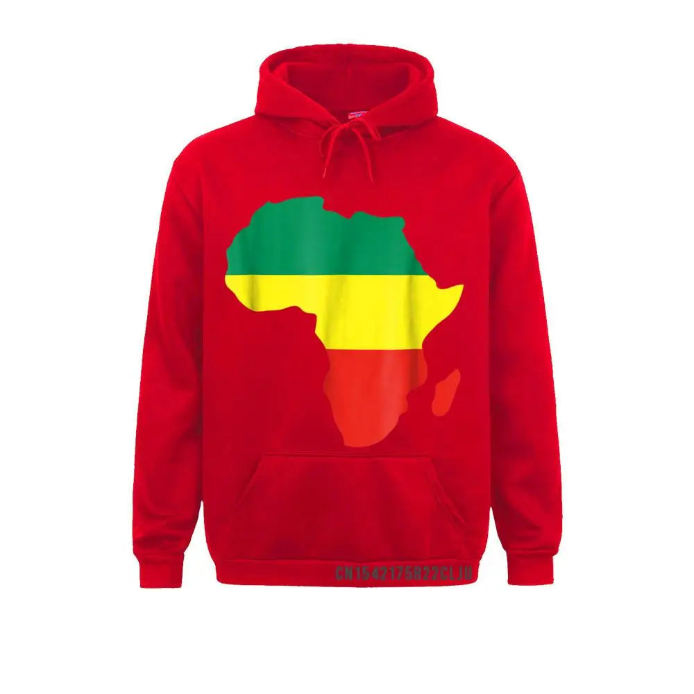 Ayotunde Africa Map Hoody - Fashion Couture
