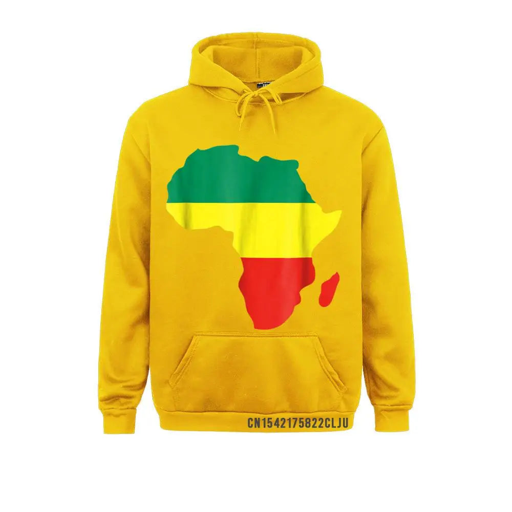 Ayotunde Africa Map Hoody - Fashion Couture