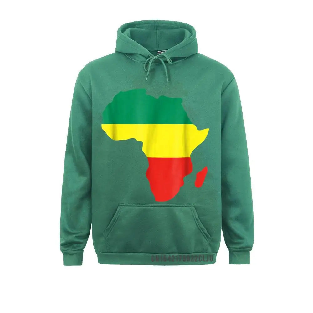 Ayotunde Africa Map Hoody - Fashion Couture
