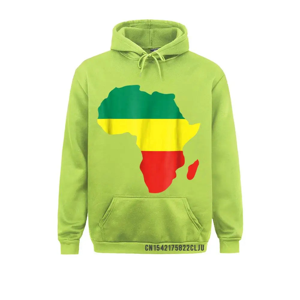 Ayotunde Africa Map Hoody - Fashion Couture