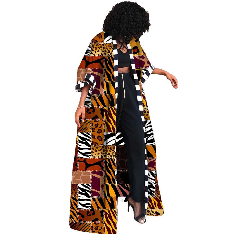 Hauwa Kimono Long Dress - Fashion Couture
