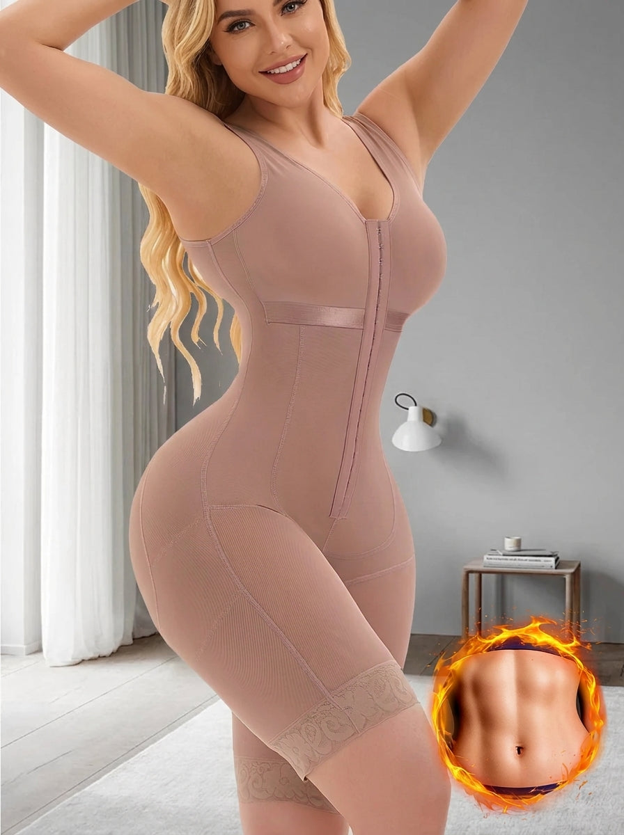 Fashion Couture women's postpartum shapewear full body girdle with tummy control and firm compression for waist sculpting.