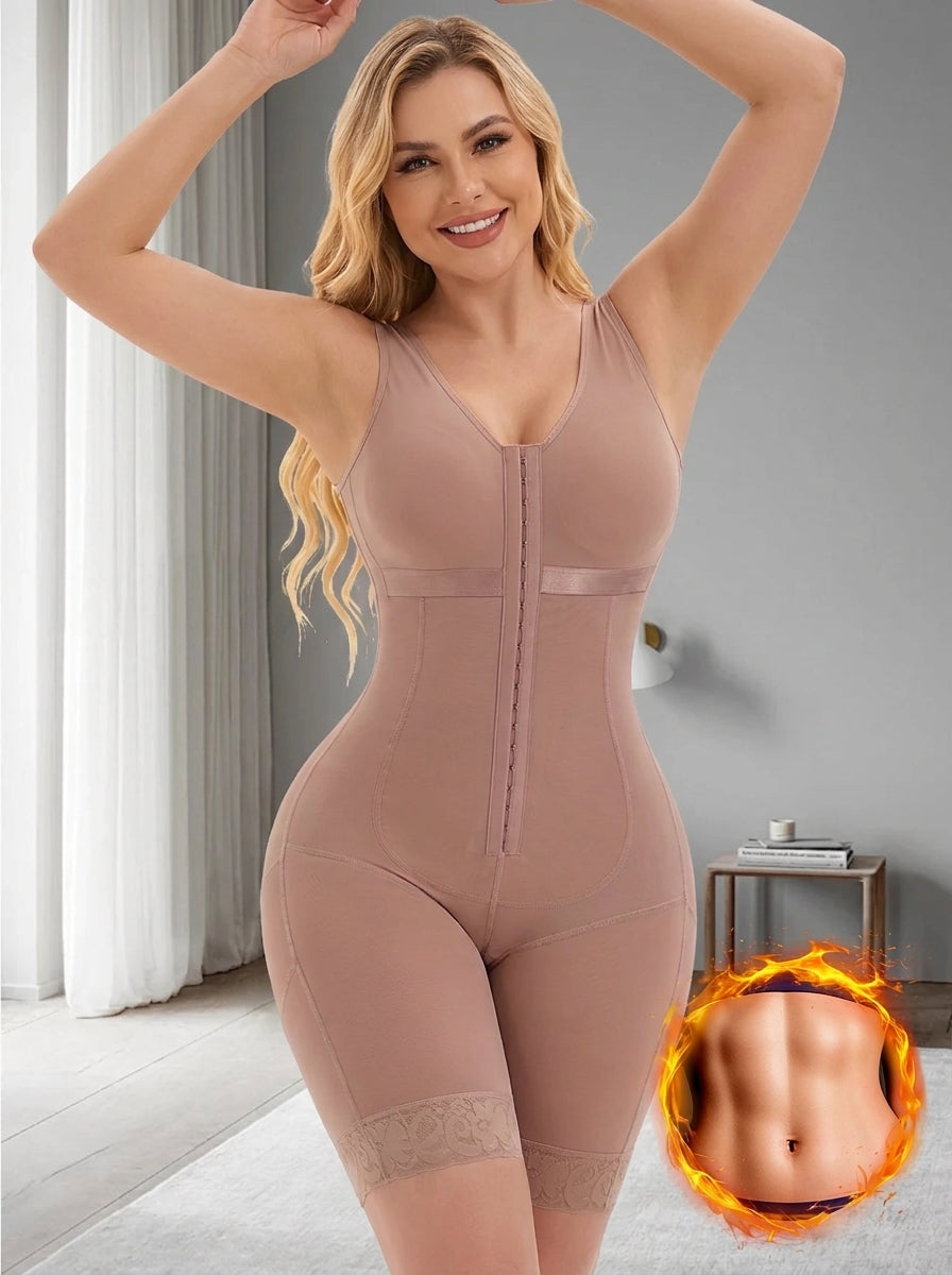 Fashion Couture women's postpartum shapewear full body girdle with tummy control and firm compression for waist sculpting.