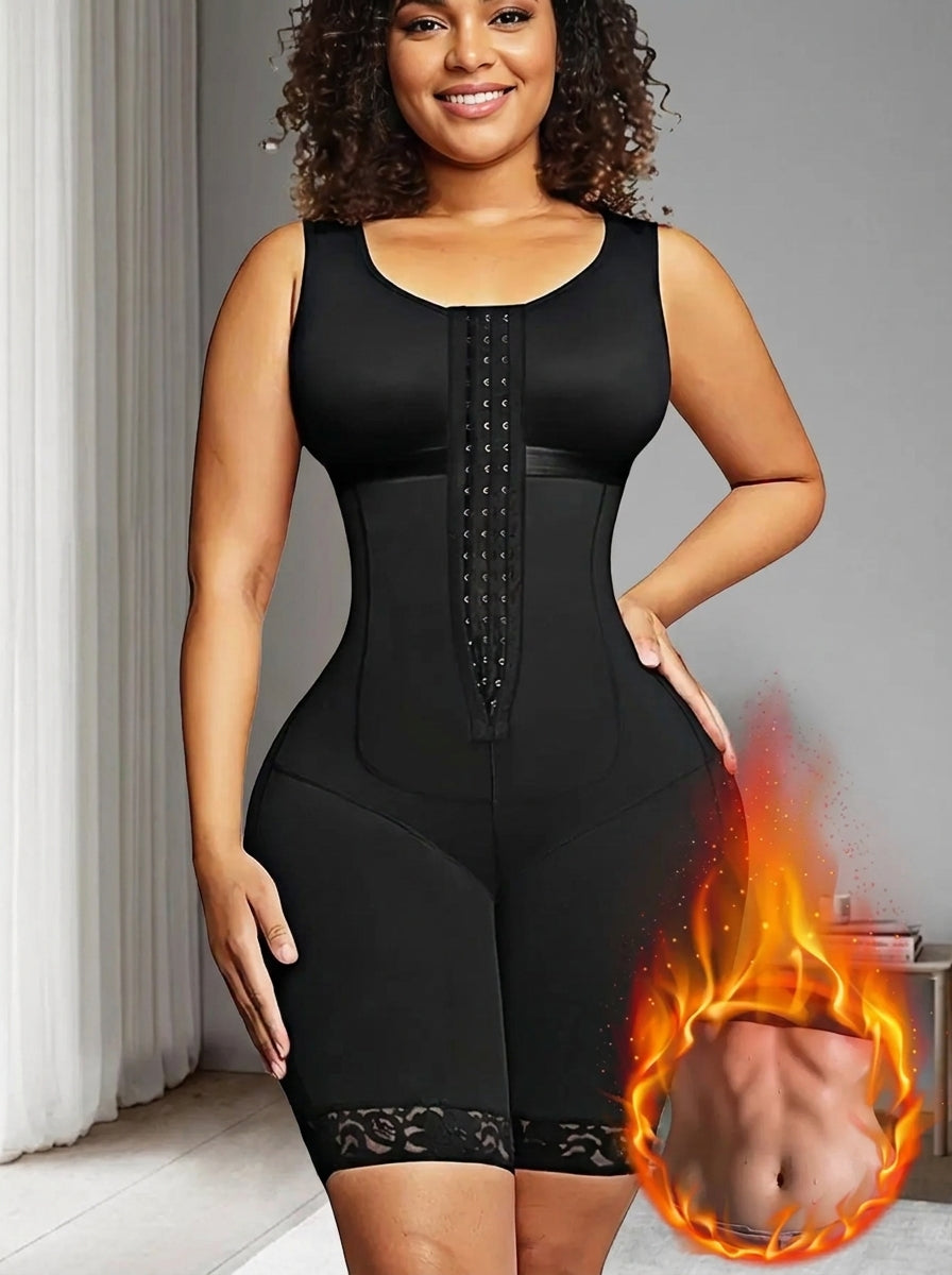 Fashion Couture women's postpartum shapewear full body girdle with firm compression for waist sculpting and tummy control.