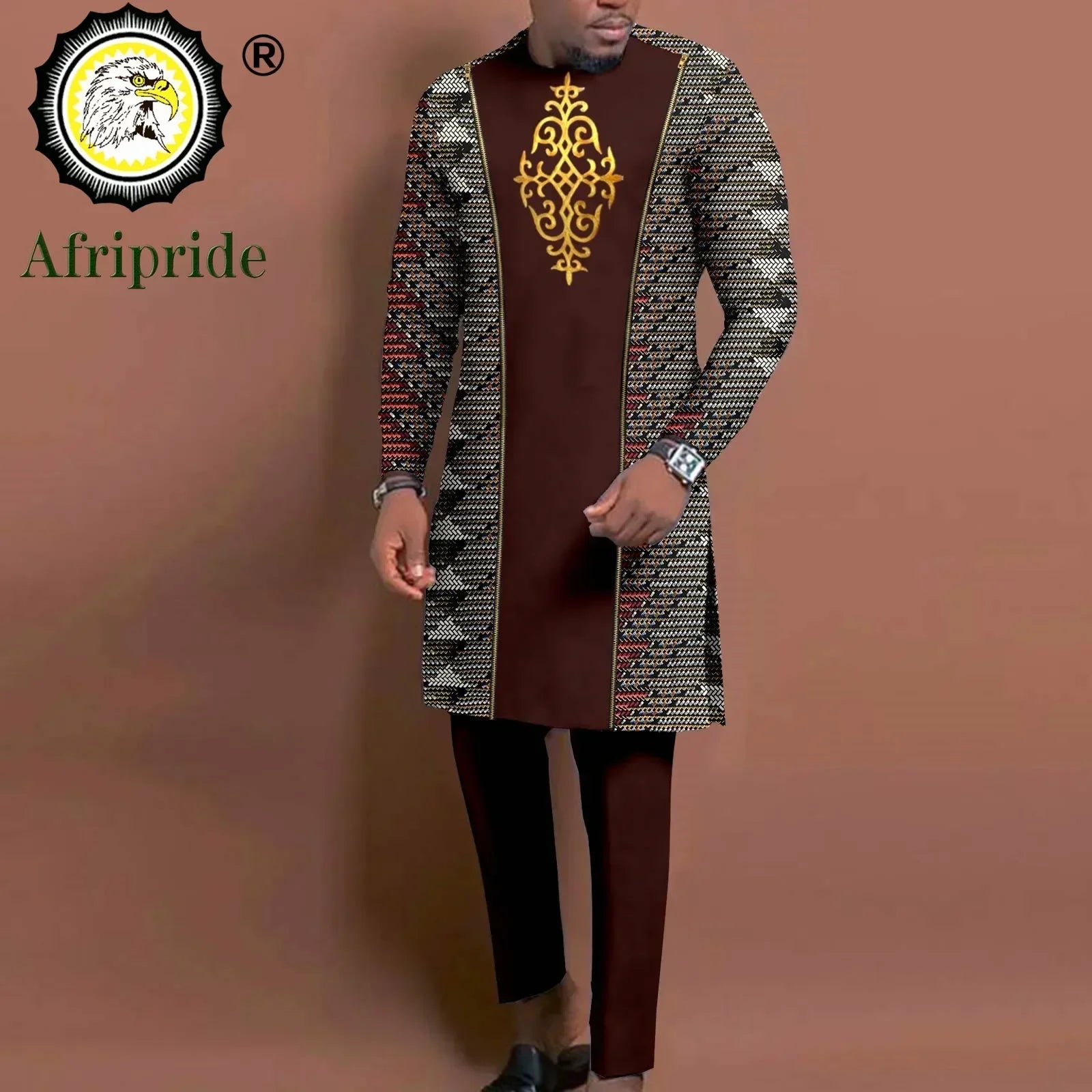 Olumide  Ankara Blazer Coat with Trouser - Fashion Couture