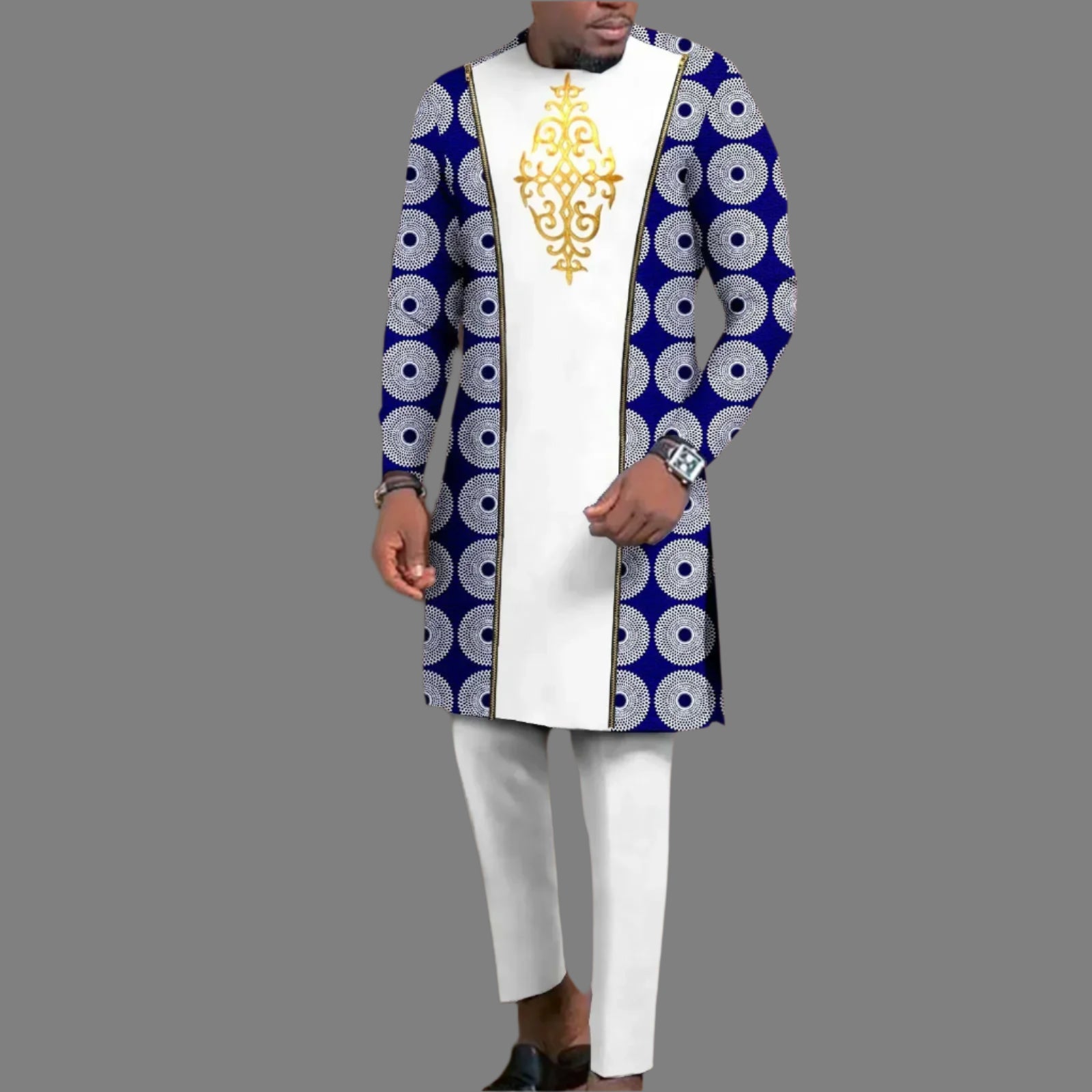 Olumide  Ankara Blazer Coat 