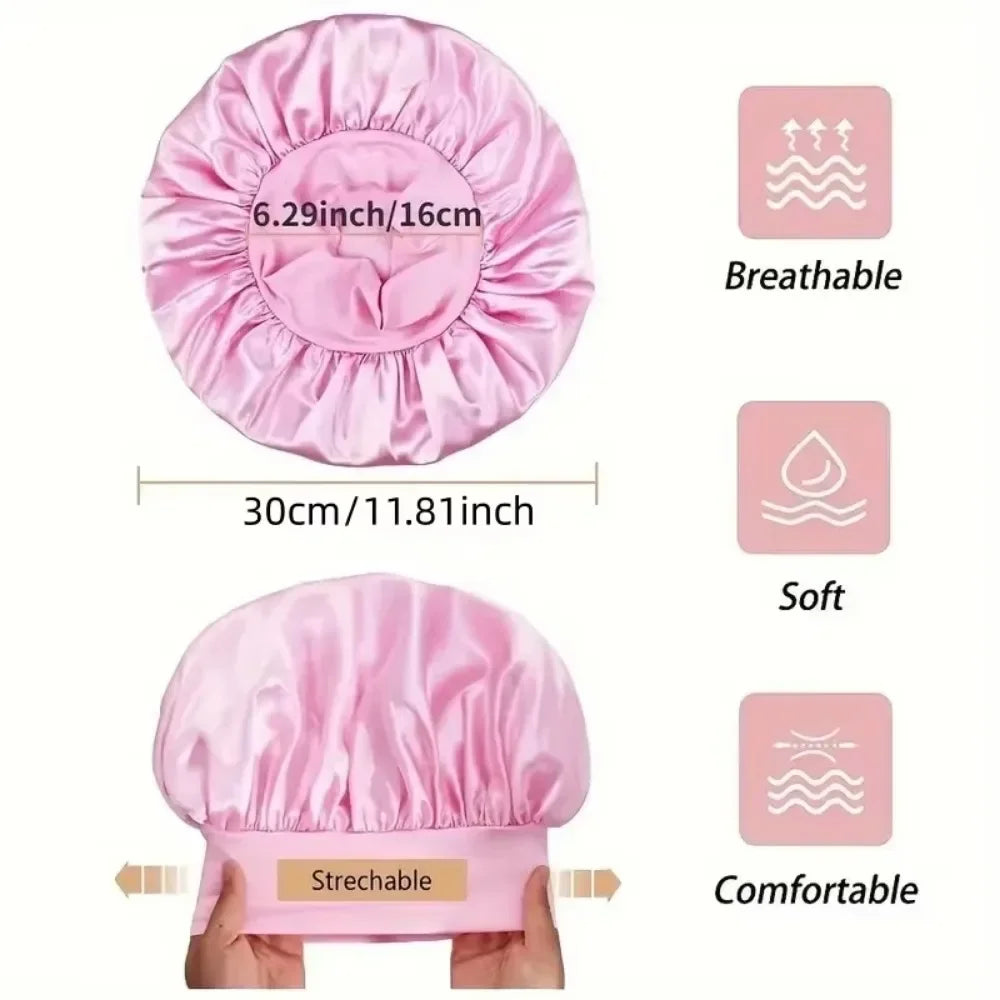 Heatless Curling Rod Headband Set – No Heat Hair Curler with Bonnet