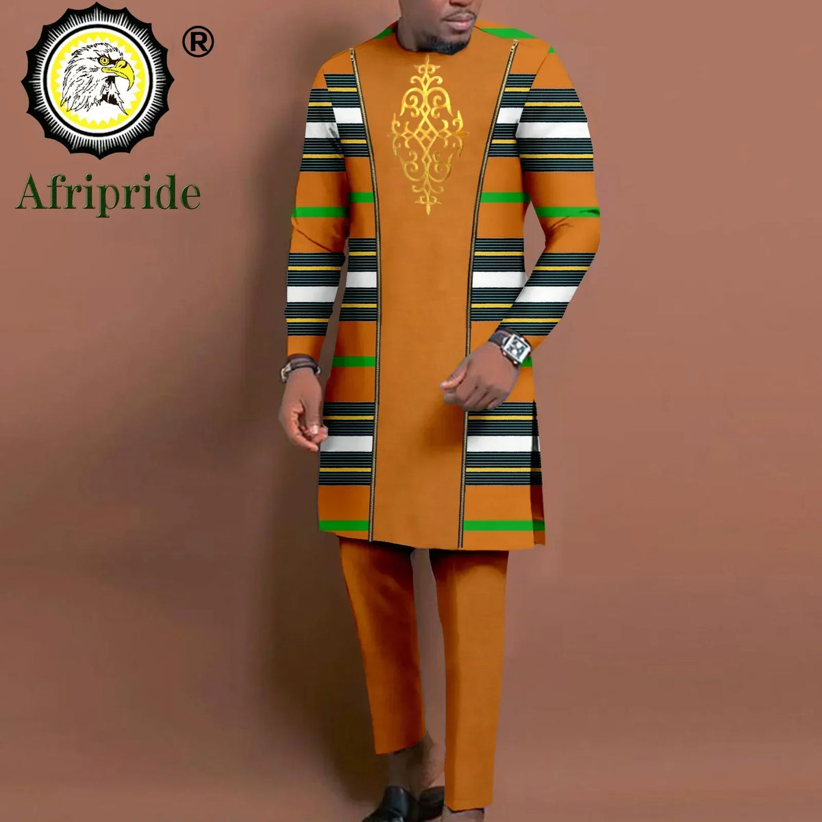 Olumide  Ankara Blazer Coat with Trouser - Fashion Couture