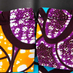 Omotola  Ankara Off Shoulder Dress - Fashion Couture