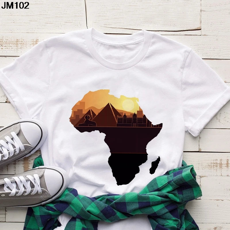 Volta  African Map T-shirt - Fashion Couture