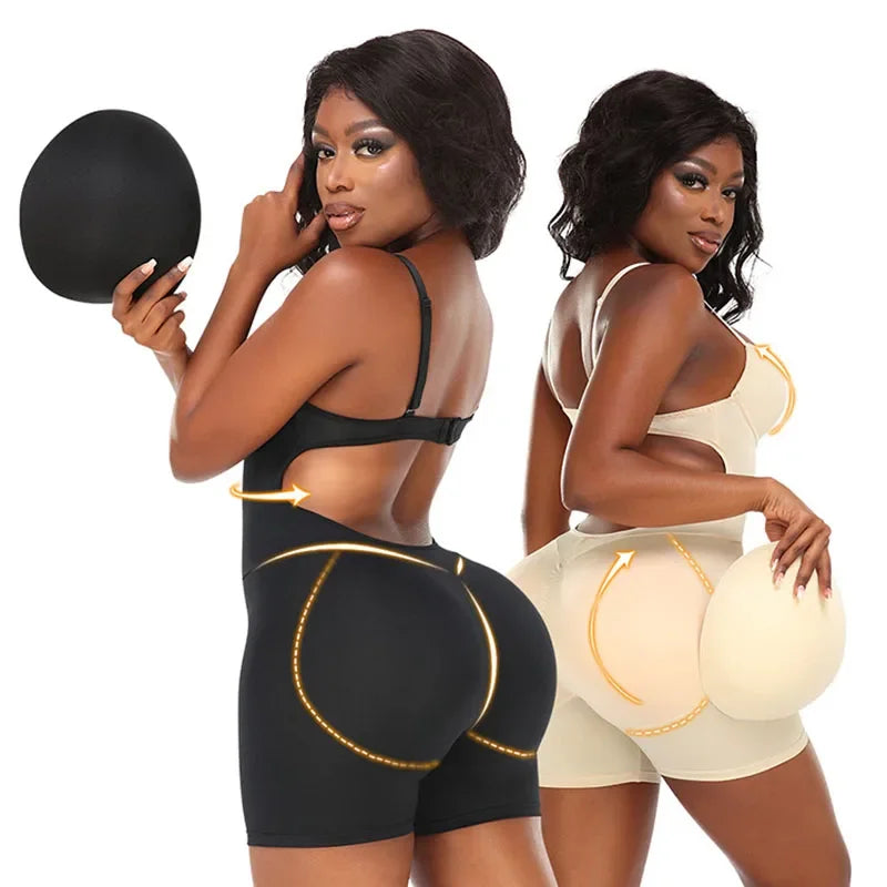 Padded Bodysuit with Butt Lifter & Hip Enhancer