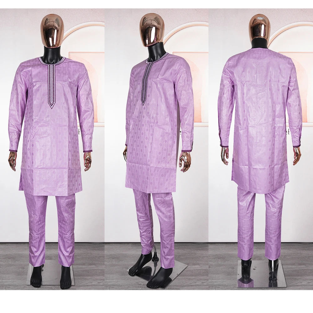 Nnamdi  Embroidery Robe - Fashion Couture