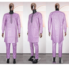 Nnamdi  Embroidery Robe - Fashion Couture