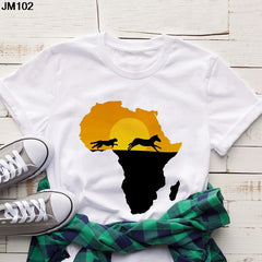 Volta  African Map T-shirt - Fashion Couture