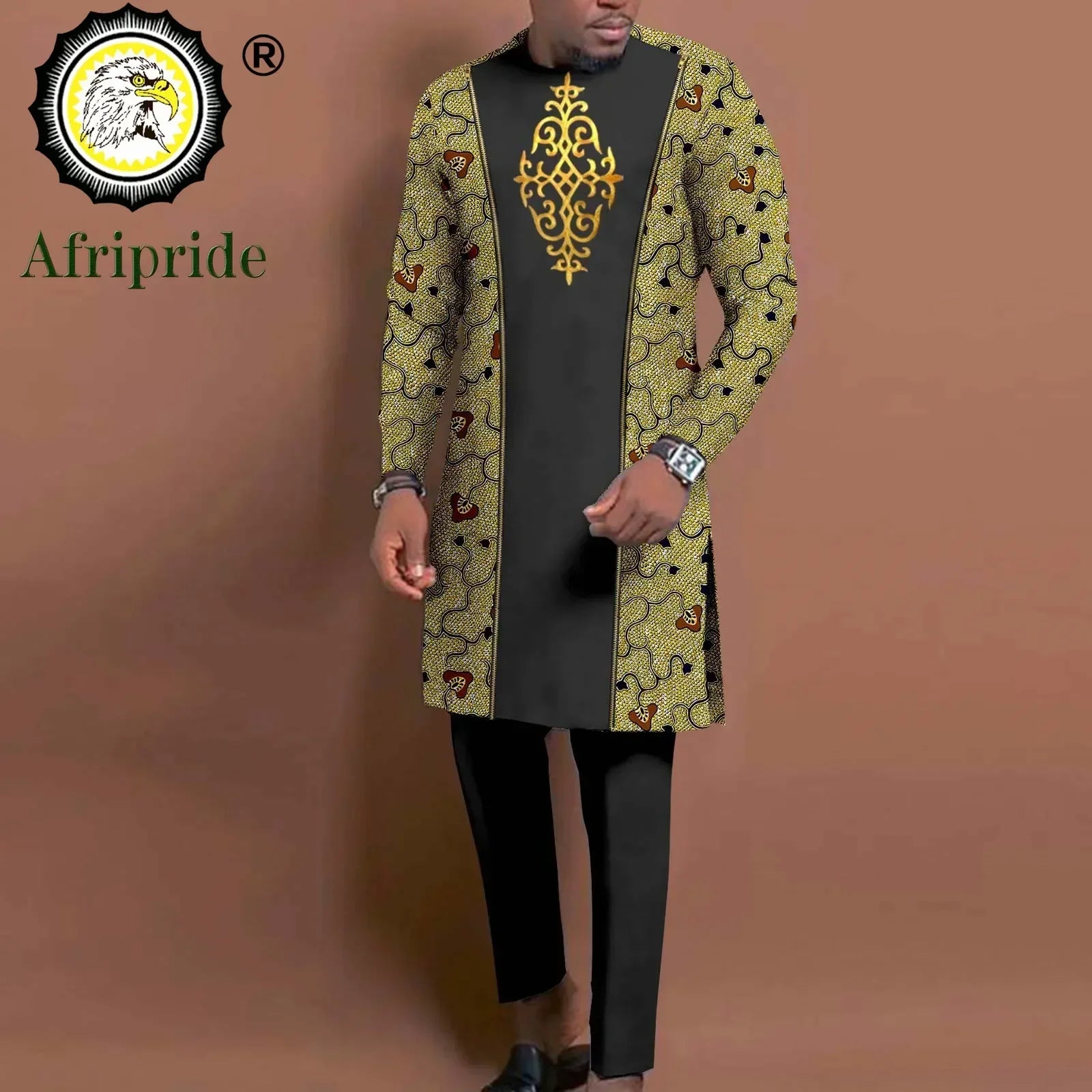 Olumide  Ankara Blazer Coat with Trouser - Fashion Couture