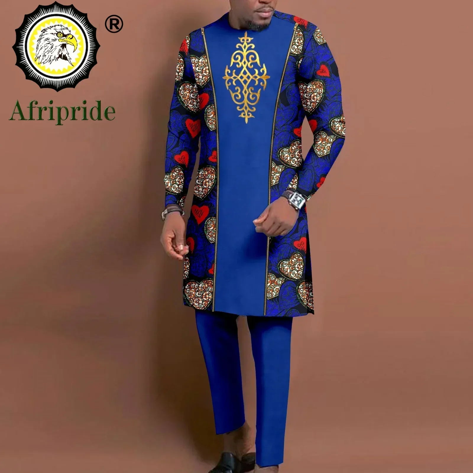 Olumide  Ankara Blazer Coat with Trouser - Fashion Couture