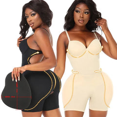Padded Bodysuit with Butt Lifter & Hip Enhancer