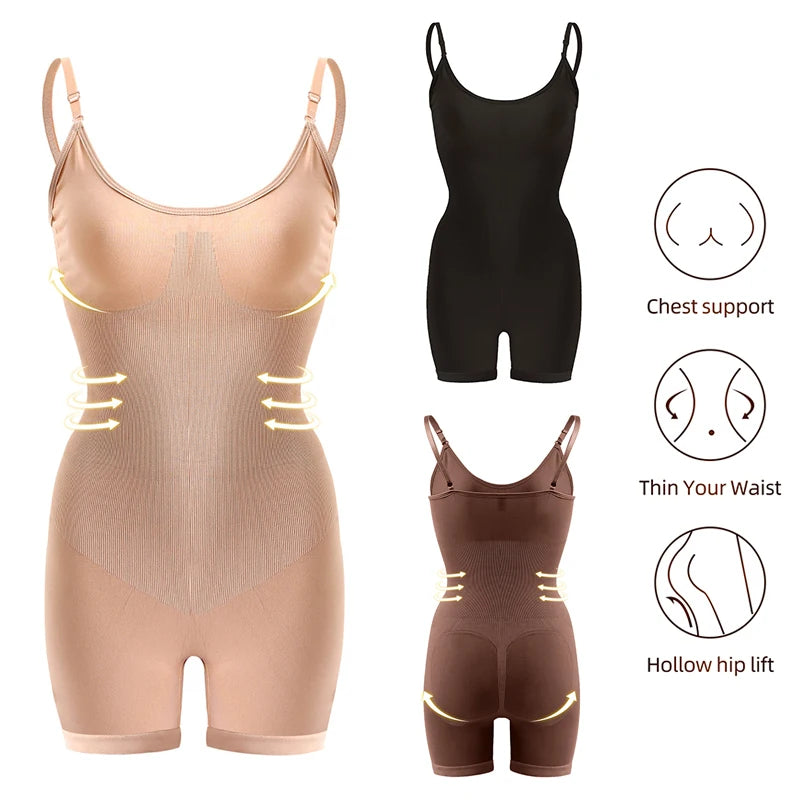 High-Compression Shapewear Bodysuit - Fashion Couture